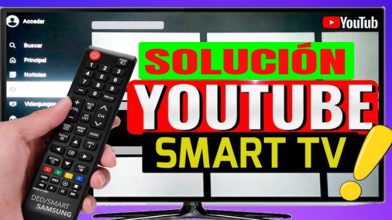No puedo ver videos de YouTube en mi Smart TV