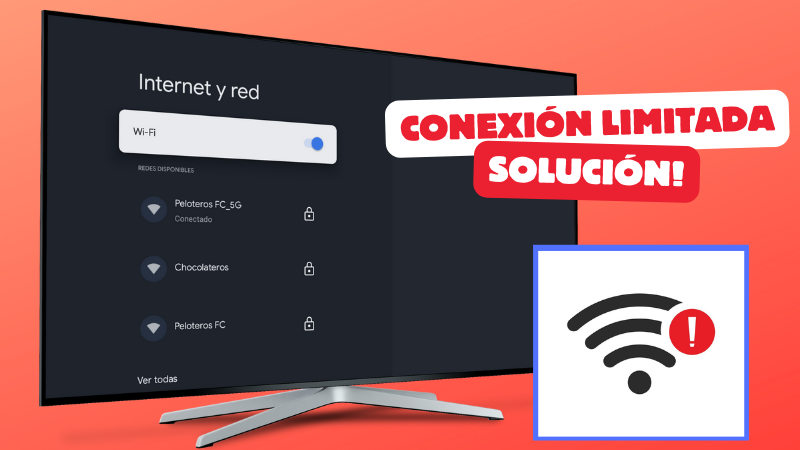 como solucionar problema de conexión en adnroid tv